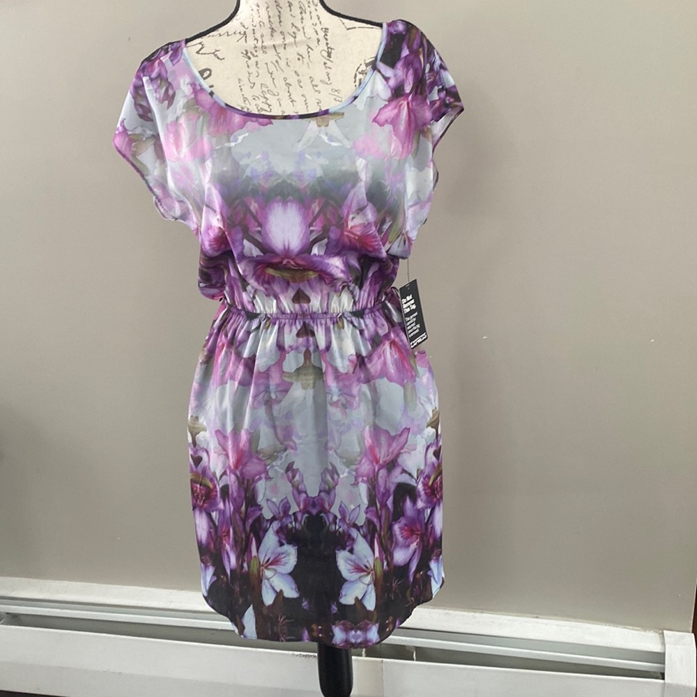 Express floral dress size small